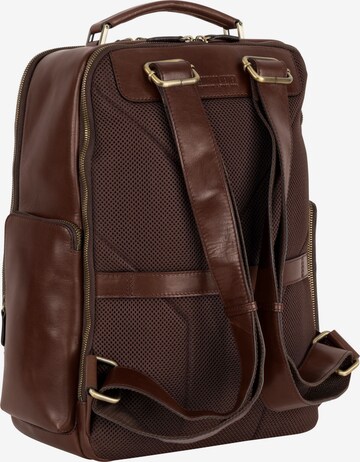 LEONHARD HEYDEN Rucksack  'Cambridge' in Braun