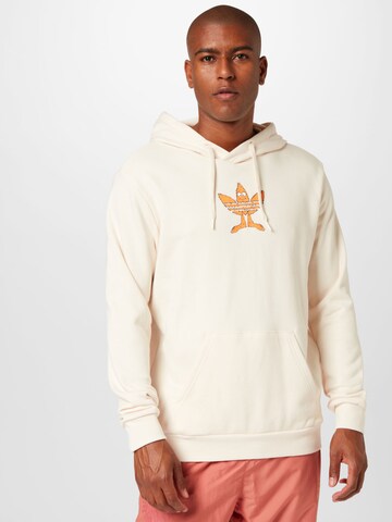 ADIDAS ORIGINALS Sweatshirt 'Graphic Fun' in White: front