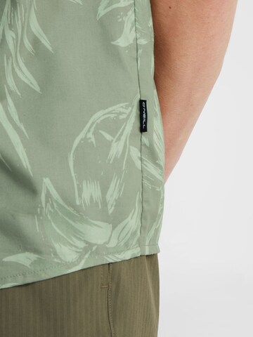 O'NEILL - Regular Fit Camisa 'Mix & Match Floral' em verde