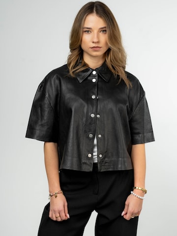 IYITO Blouse 'IYMarisa' in Zwart: voorkant