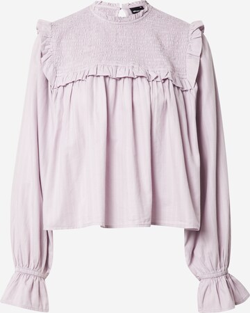 Gina Tricot - Blusa 'Greta' em roxo: frente