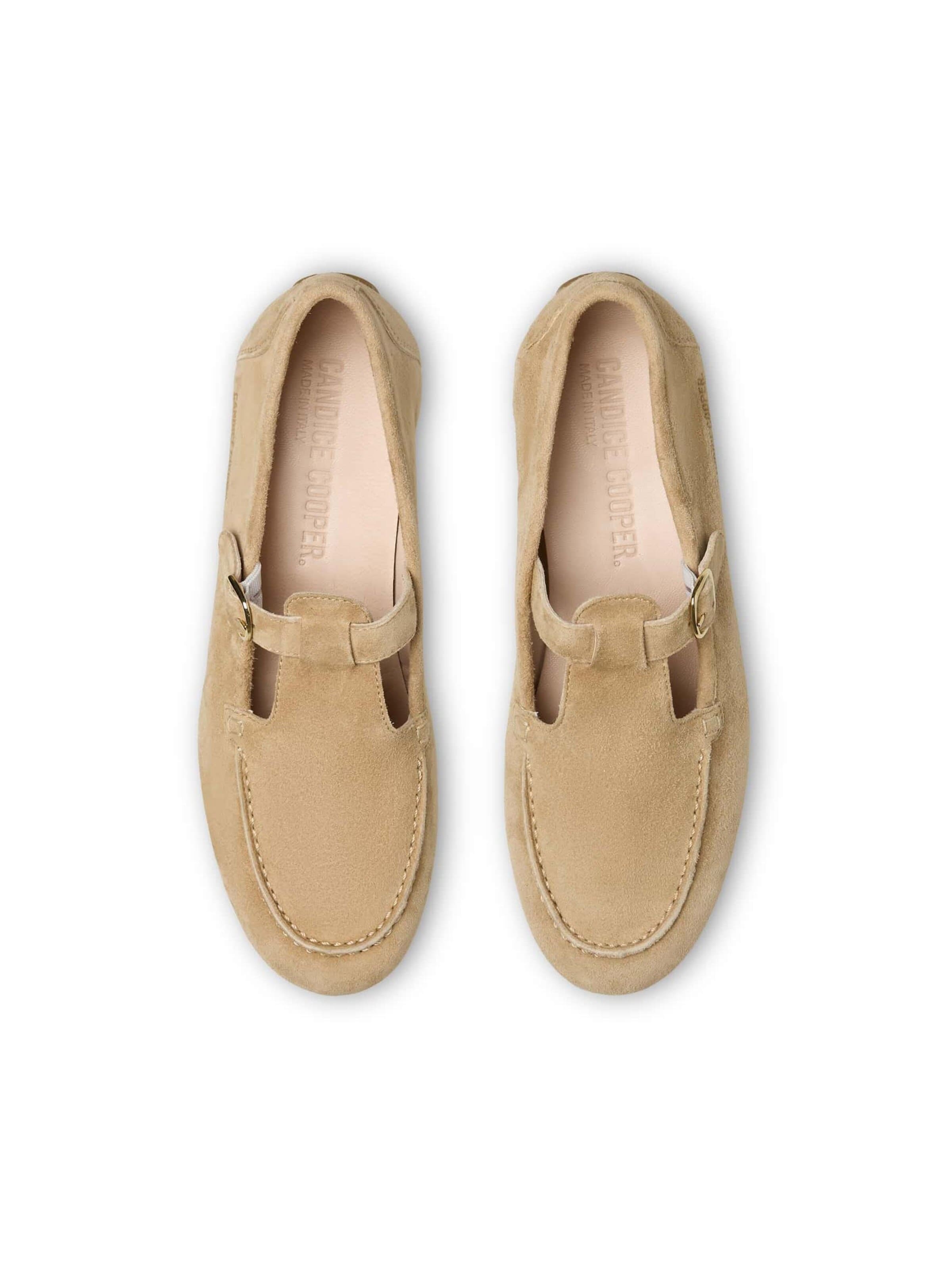 Candice Cooper Mocassins 'ROCK MOK' in Beige