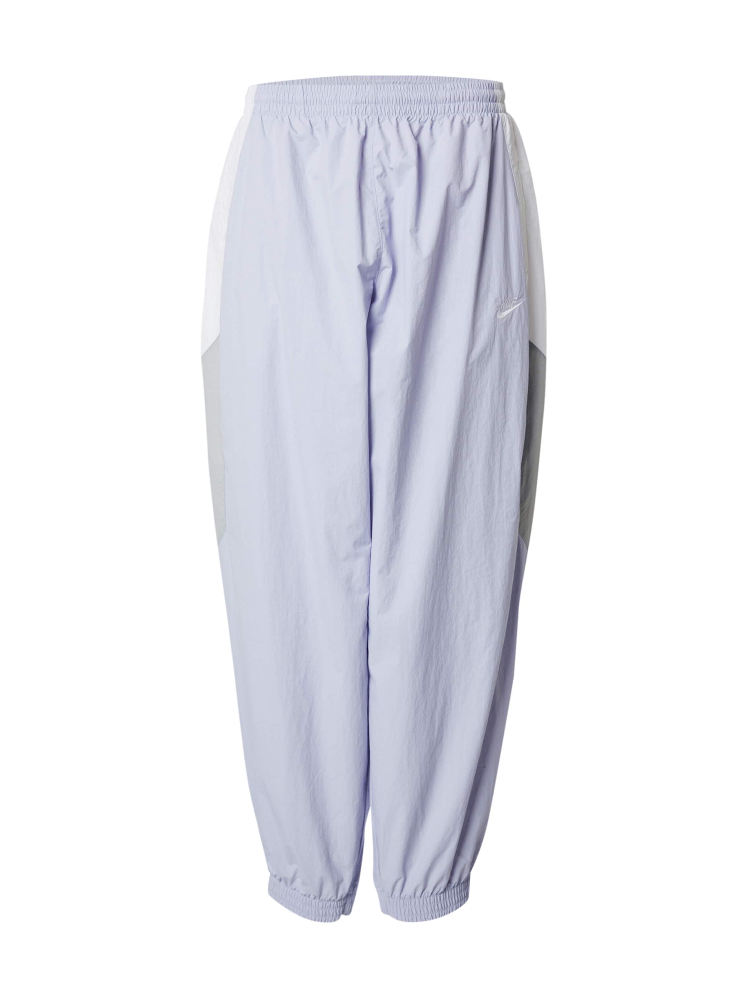 Nike Sportswear - Folgado Calças 'CLUB' em branco: frente