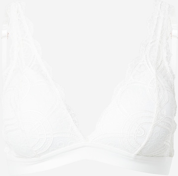Mey Triangle Bra 'Poetry Fame' in White: front