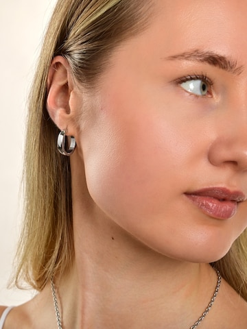 Akzent Earrings 'Jolina, langlebig' in Silver: front