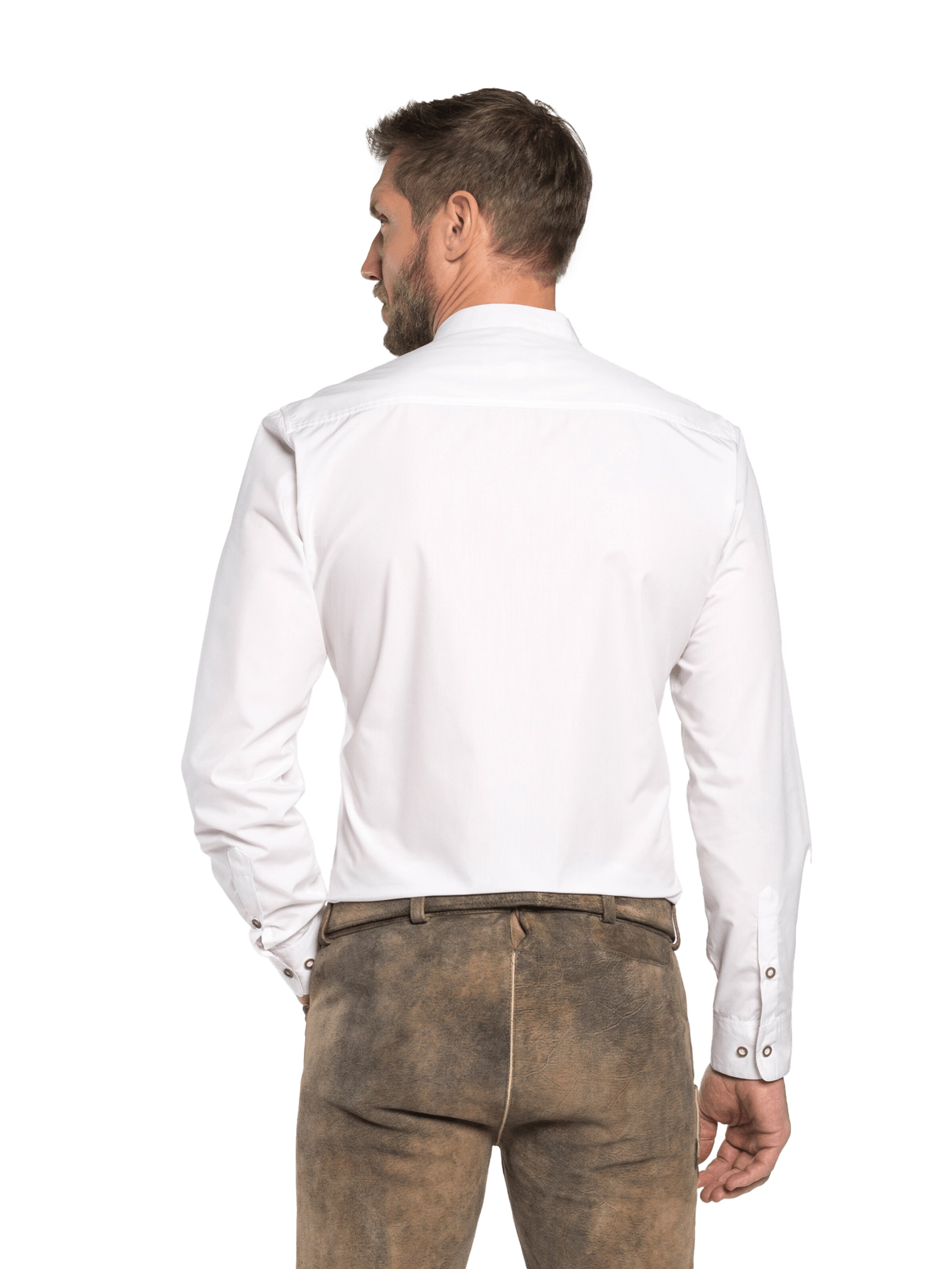 SPIETH & WENSKY Slim Fit Hemd in Weiß