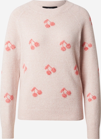 VERO MODA Свитер 'VMDoffy' в Ярко-розовый: спереди