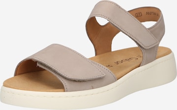 GABOR - Sandalias en beige: frente