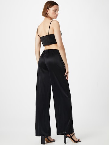 Gina Tricot Wide Leg Hose in Schwarz