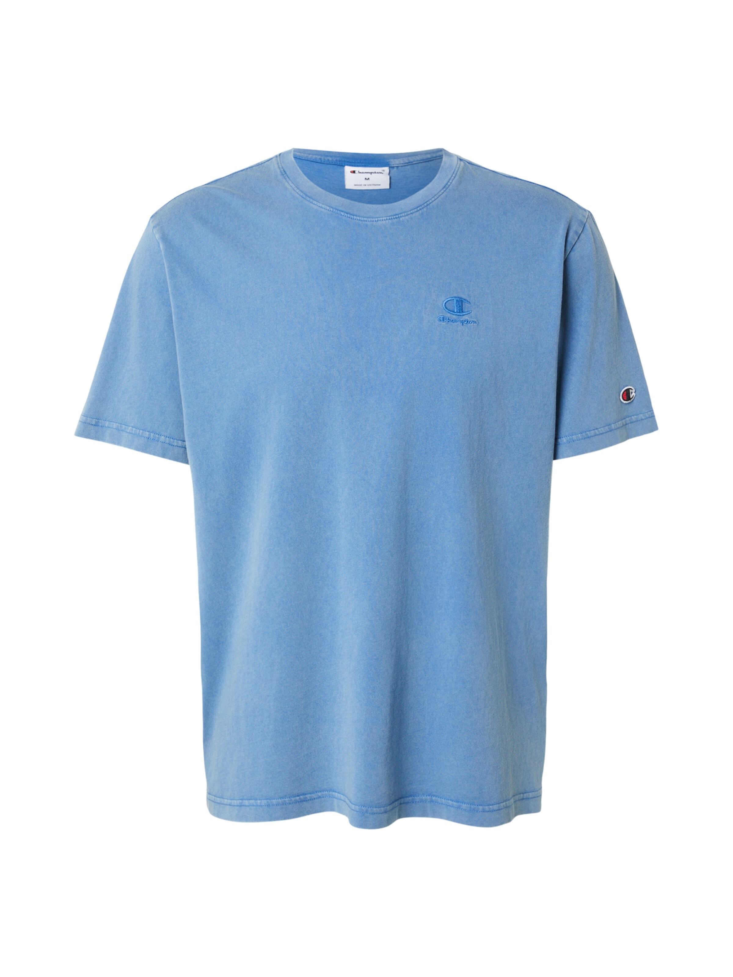 T-Shirt Champion Authentic Athletic Apparel en bleu : devant