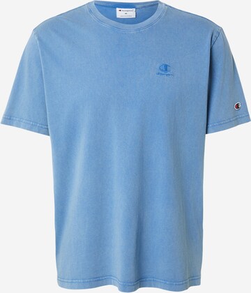T-Shirt Champion Authentic Athletic Apparel en bleu : devant