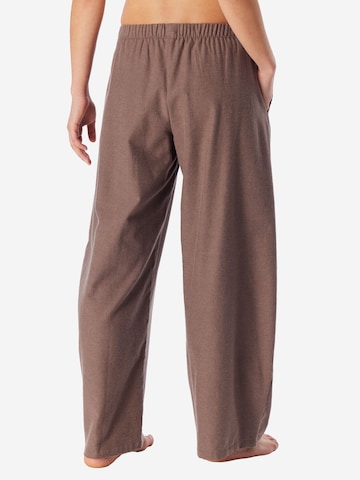 Pantalon de pyjama ' Mix Relax ' SCHIESSER en marron