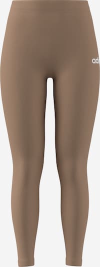 ADIDAS SPORTSWEAR Sportske hlače 'Essentials' u tamno bež / bijela, Pregled proizvoda