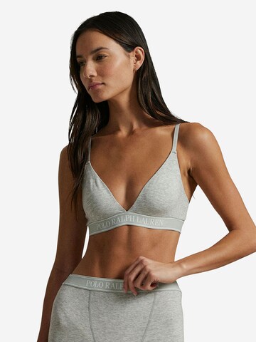 Polo Ralph Lauren Triangel Triangel-BH ' Polo Essentials ' in Grau