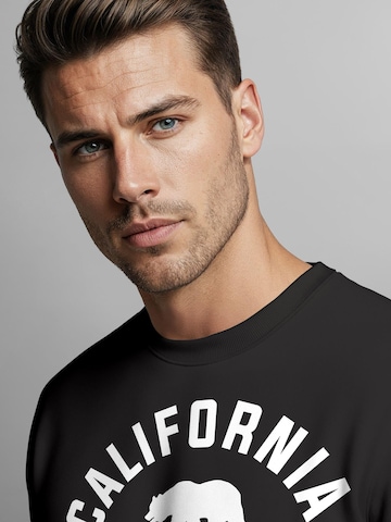 Neverless Sweatshirt 'California' in Black