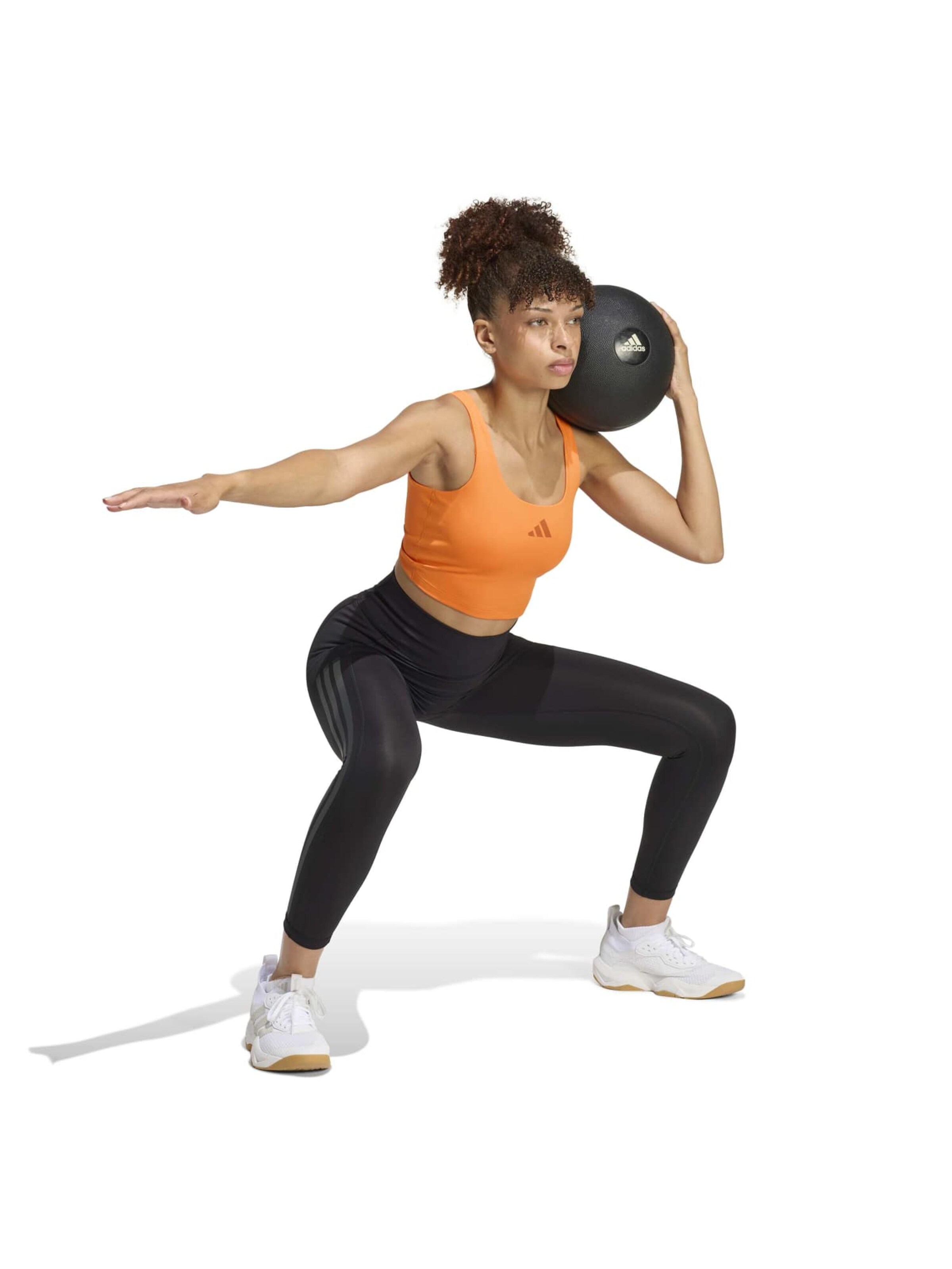 ADIDAS PERFORMANCE Bustier Biustonosz sportowy 'Power' w kolorze pomarańczowy