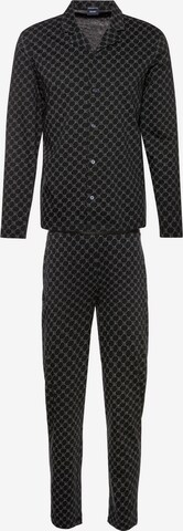 JOOP! Long Pajamas in Black: front