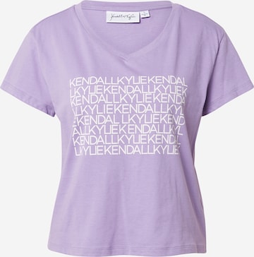 lillā KENDALL + KYLIE T-Krekls: no priekšpuses