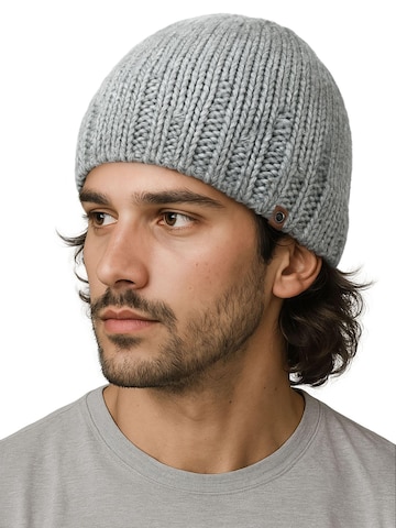 Neverless Beanie '2023' in Grey: front