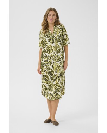 Robe-chemise 'KAMalena' Kaffe en vert : devant