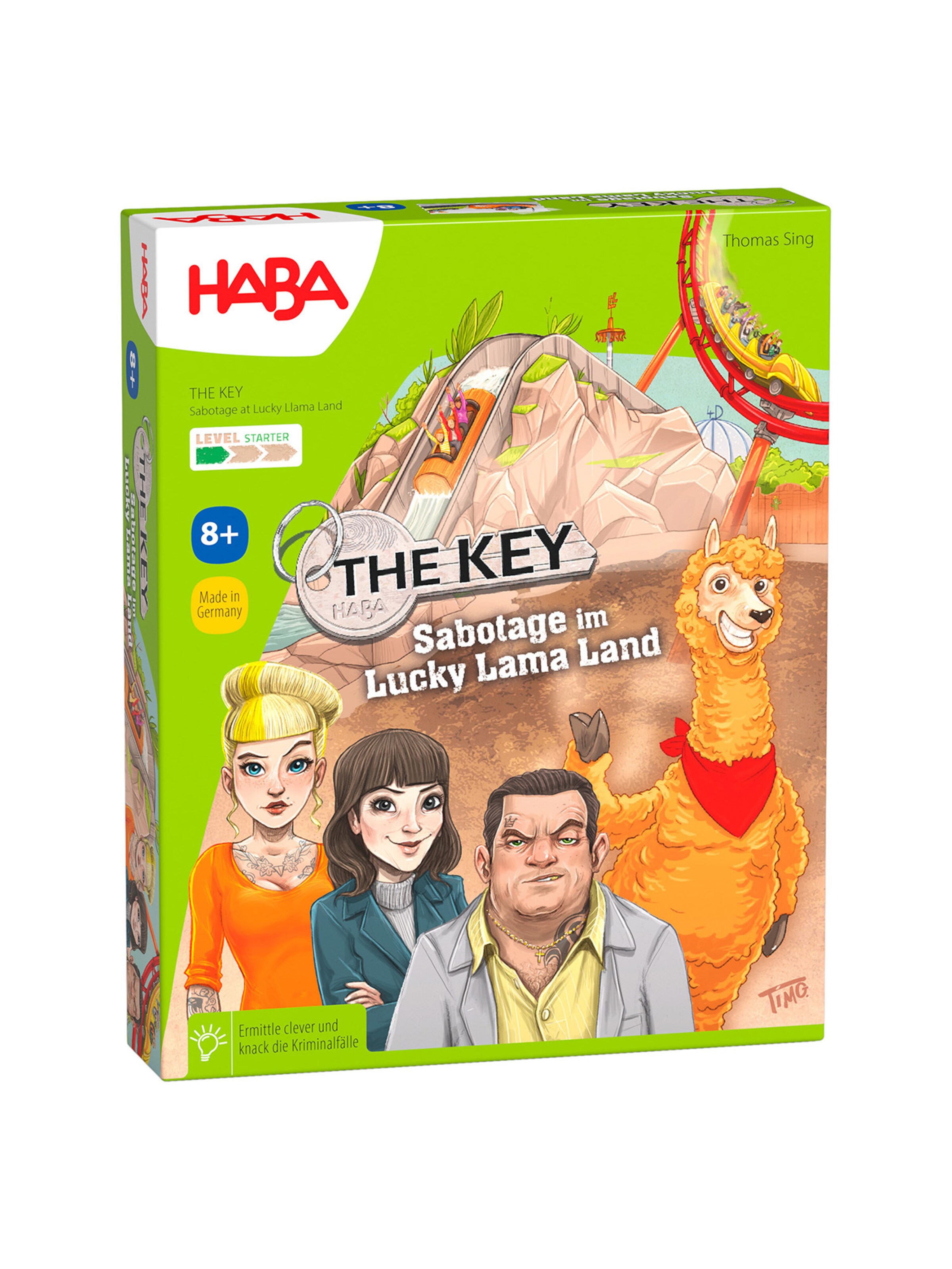 HABA Game ' The Key – Sabotage im Lucky Lama Land ' in Mixed colors: front