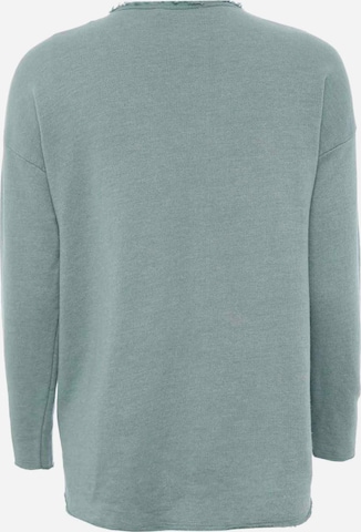 Zwillingsherz Sweatshirt 'Positive Mind' in Grün