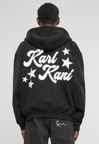 Karl Kani Zip-Up Hoodie in Black