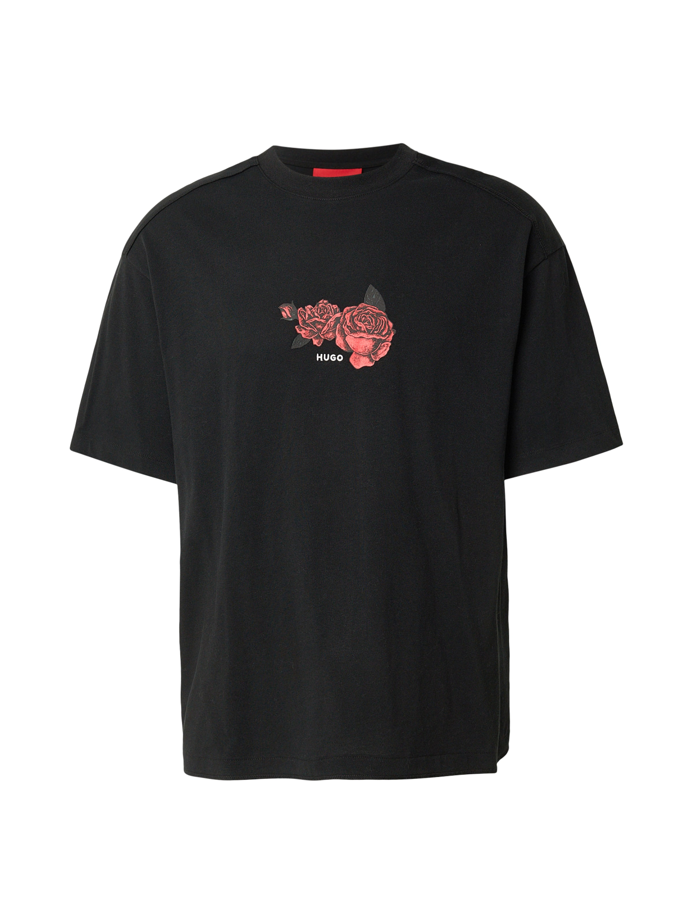 HUGO Shirt 'Domans' in Black: front