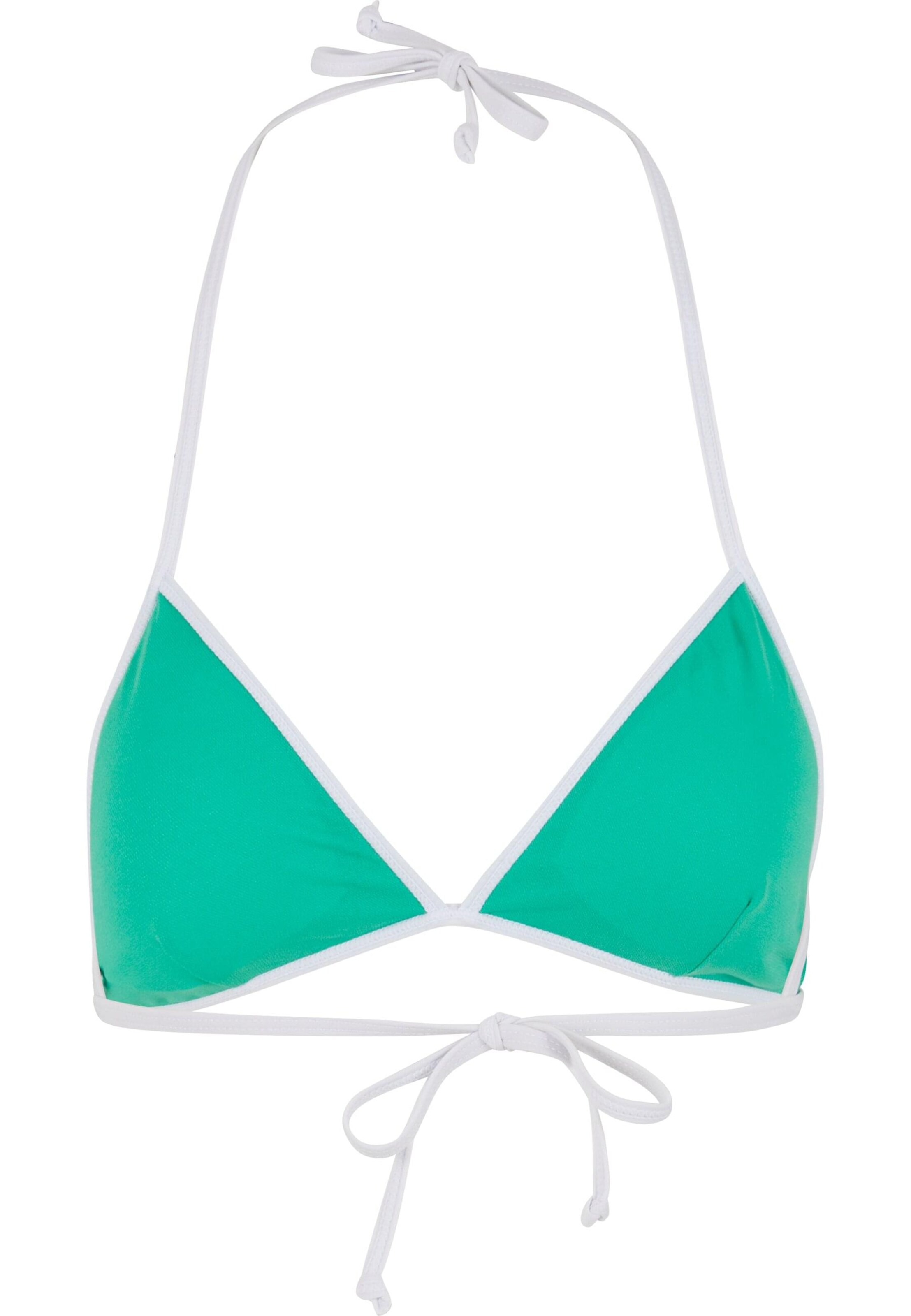 Urban Classics Triangle Bikini in Green