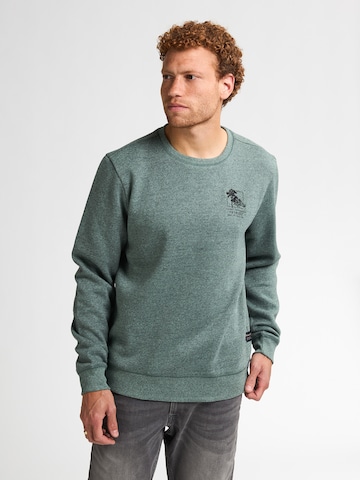 Petrol Industries Sweatshirt 'Telluride' in Green: front