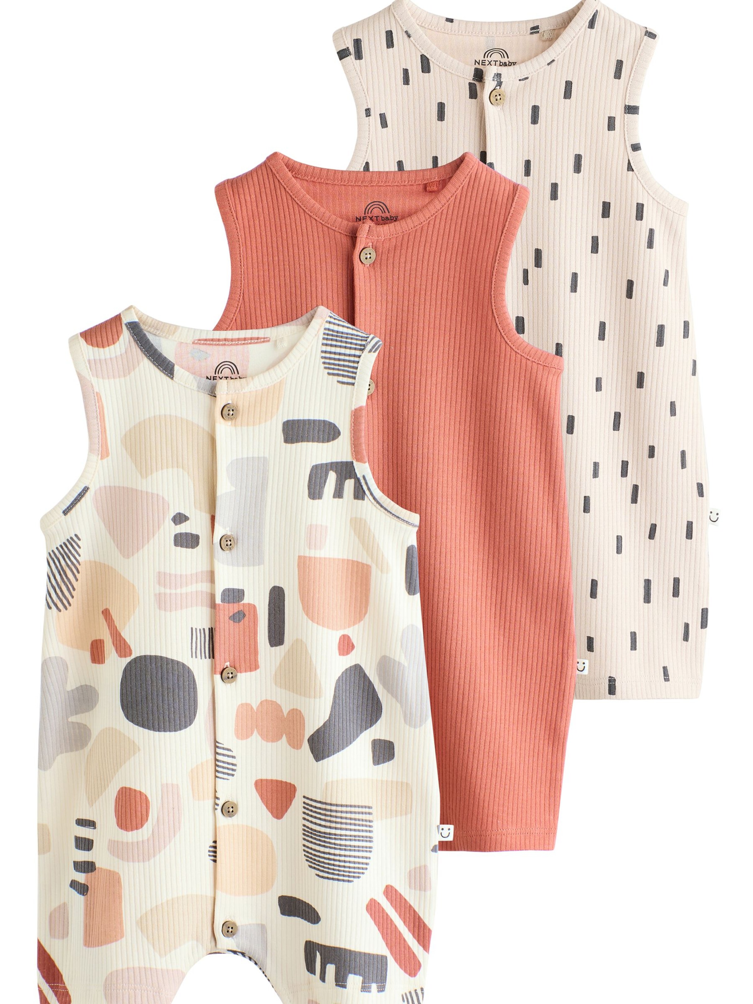 Next Kezeslábas - bézs: elől