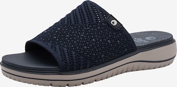 Mule JANA en bleu : devant