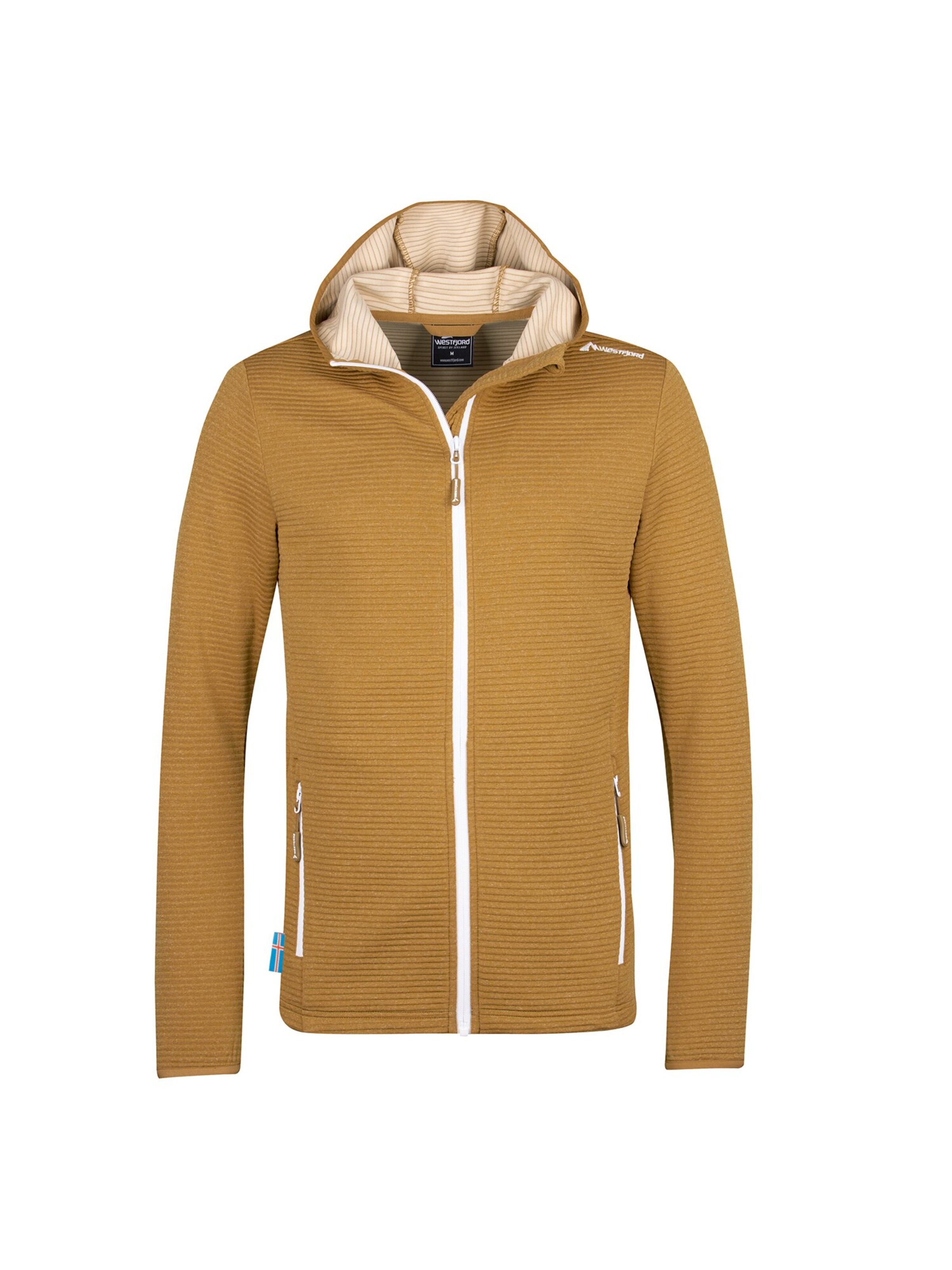 WESTFJORD Fleecejacke‌‌ in Braun: Vorderseite
