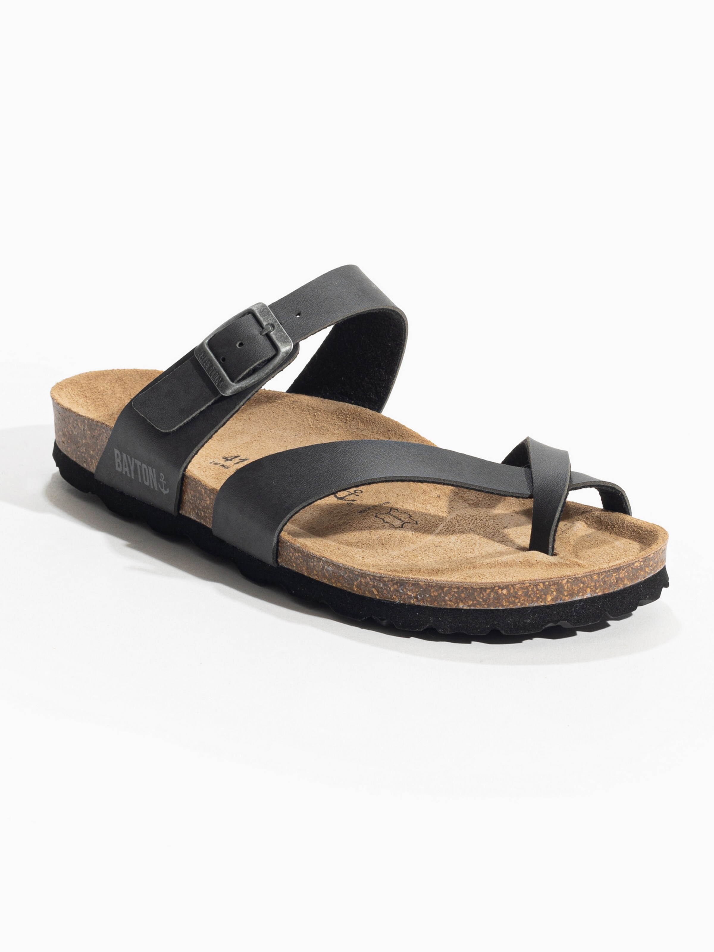 Tongs 'Triade' Bayton en noir