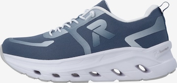 Baskets basses Rieker en bleu : devant