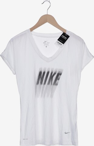 NIKE Top & Shirt in M in White: front
