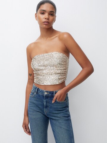 Pull&Bear Top in Gold