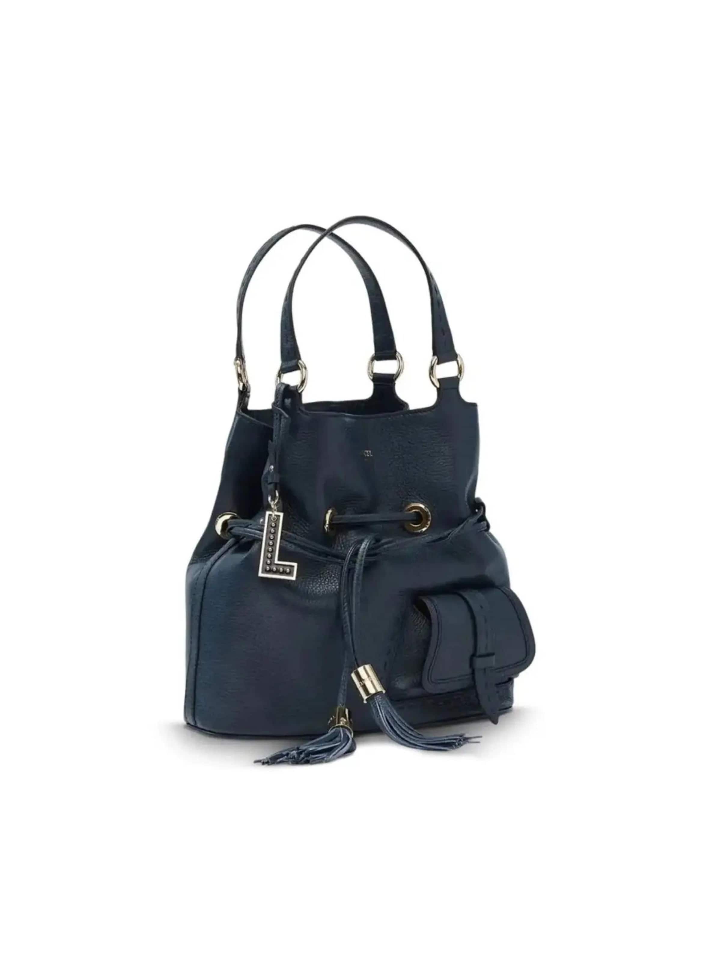Borsa a mano 'Sac Seau M Lancel 1Er Flirt A1011080TU Bleu' di Lancel in blu