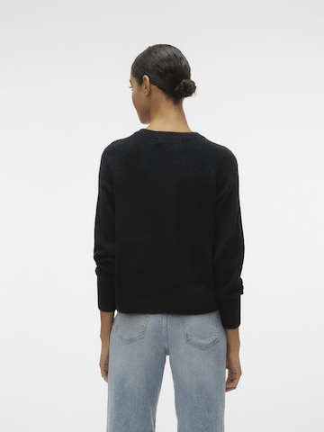 VERO MODA Sweater 'Ellylefile' in Black
