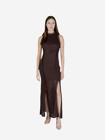 GUESS Klänning 'NEW LIZA DRESS W6GK16 K2953' i brun: framsida