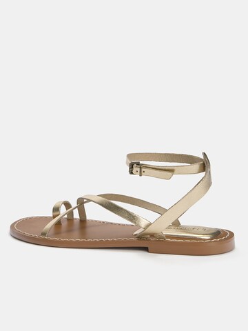 Séparateur d'orteils Pull&Bear en or