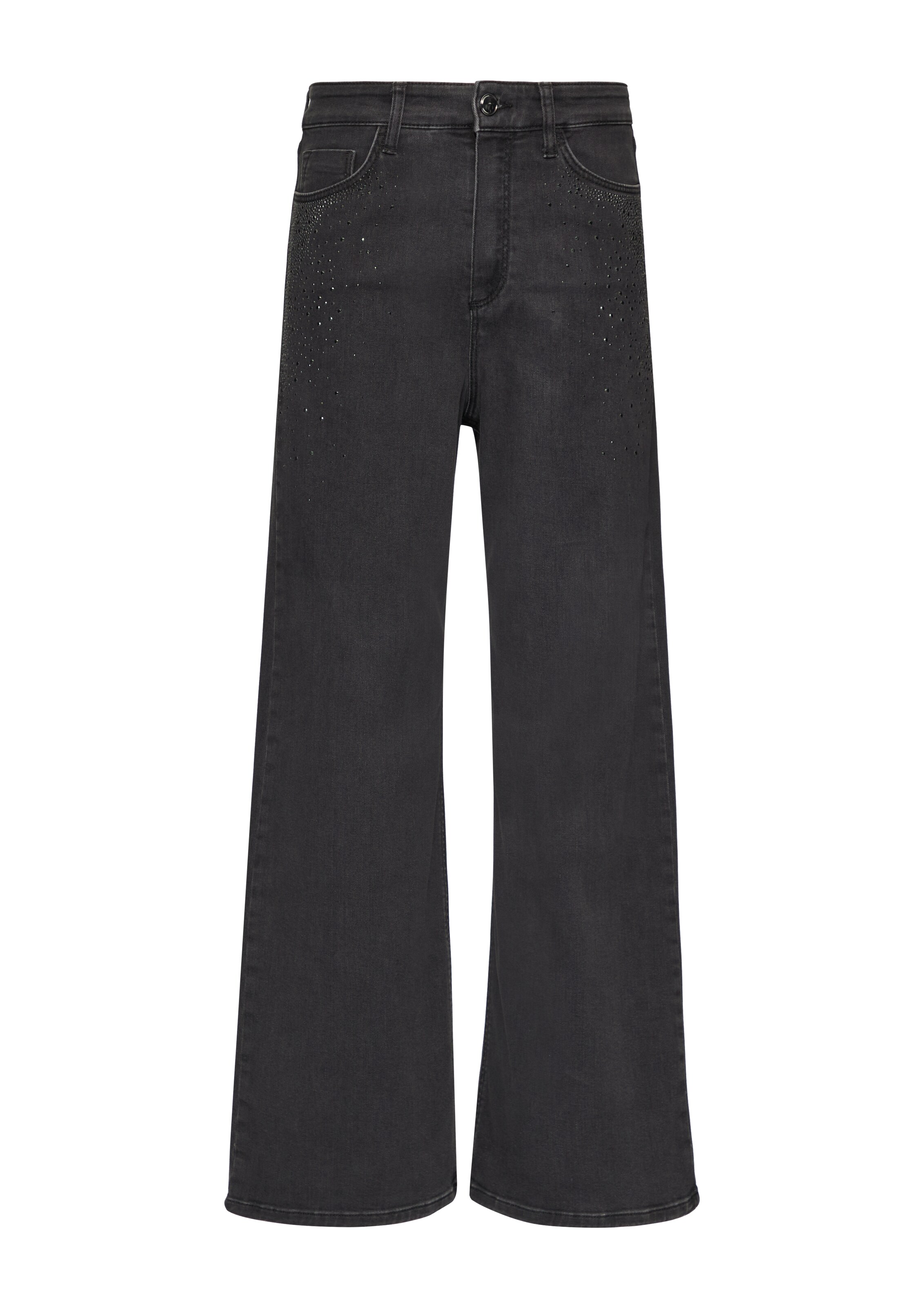 s.Oliver BLACK LABEL Regular Jeans 'Suri' in Black: front
