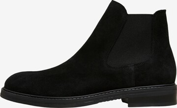 Chelsea Boots 'Blake' SELECTED HOMME en noir : devant