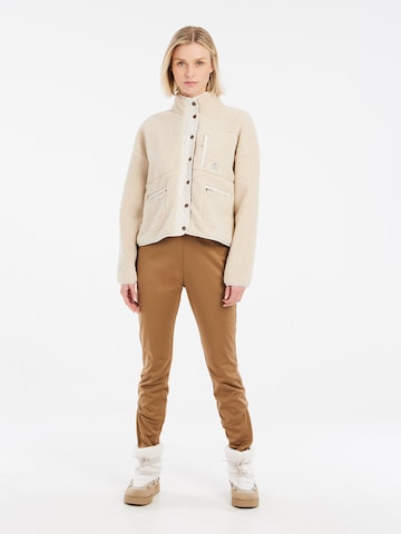 PROTEST Fleece jacket 'PRTLUX' in White