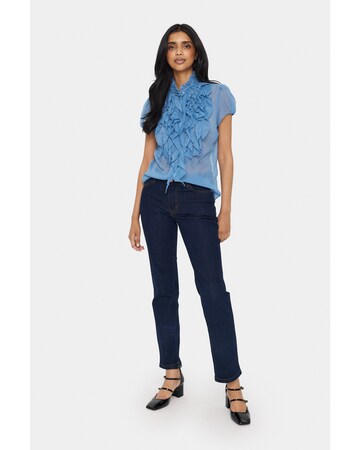 SAINT TROPEZ Bluse 'Lilja' in Blau