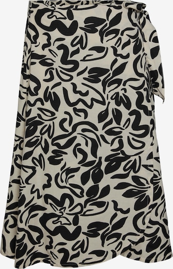 Sijonas 'Larisa' iš PIECES, spalva – kremo / juoda, Prekių apžvalga