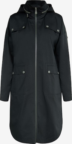 DreiMaster Vintage Between-Seasons Coat in Black: front