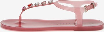 Katy Perry T-Bar Sandals 'THE GELI STUD' in Pink