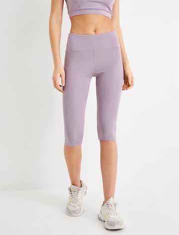 Koton Slim fit Leggings in Purple: front