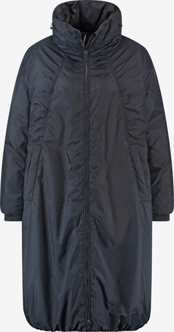 SAMOON Winter Coat in Blue: front